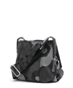 Unikko Mini Umhängetasche Polyester schwarz/grau