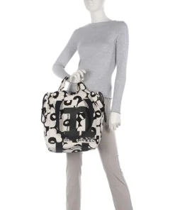 Unikko Mono City Shopper Canvas natur/schwarz