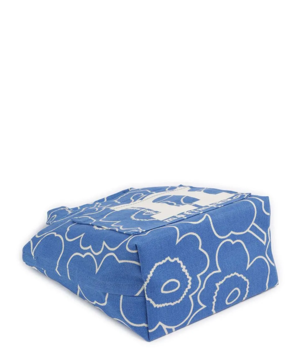 Unikko Mono Mini Piirto Handtasche Baumwolle blau