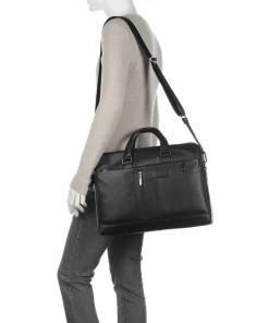 Urban Aktentasche 15″ genarbtes Rindsleder schwarz
