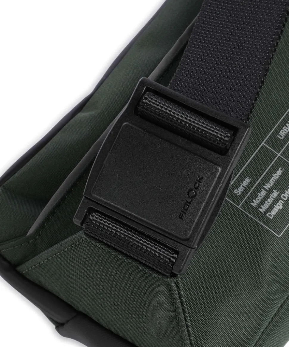 Urban Eco Gürteltasche recyceltes Polyester, Polyurethane dunkelgrün