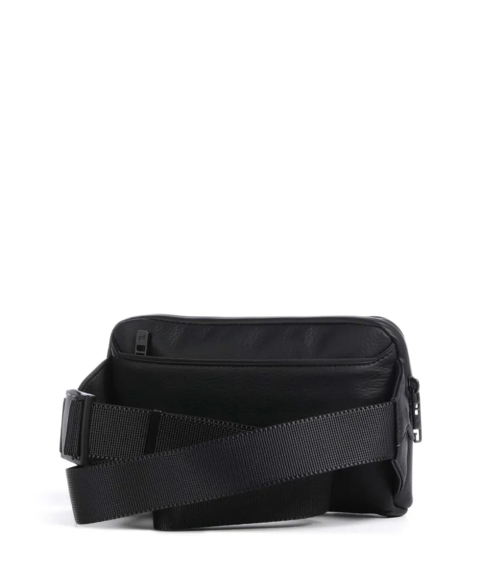 Urban Eco Le Gürteltasche recyceltes Leder schwarz