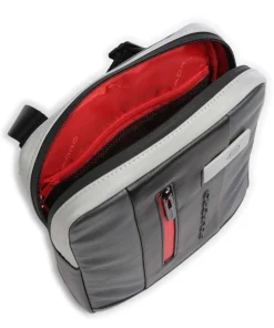 Urban Umhängetasche fein genarbtes Rindsleder dunkelgrau