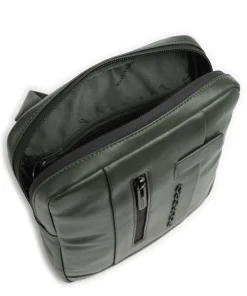 Urban Umhängetasche fein genarbtes Rindsleder dunkelgrün