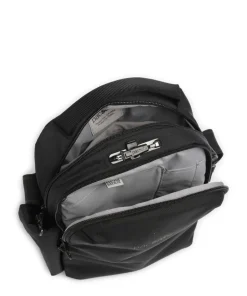 V Tour Umhängetasche recyceltes Polyester schwarz