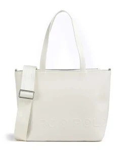 Valda Shopper Lederimitat elfenbein