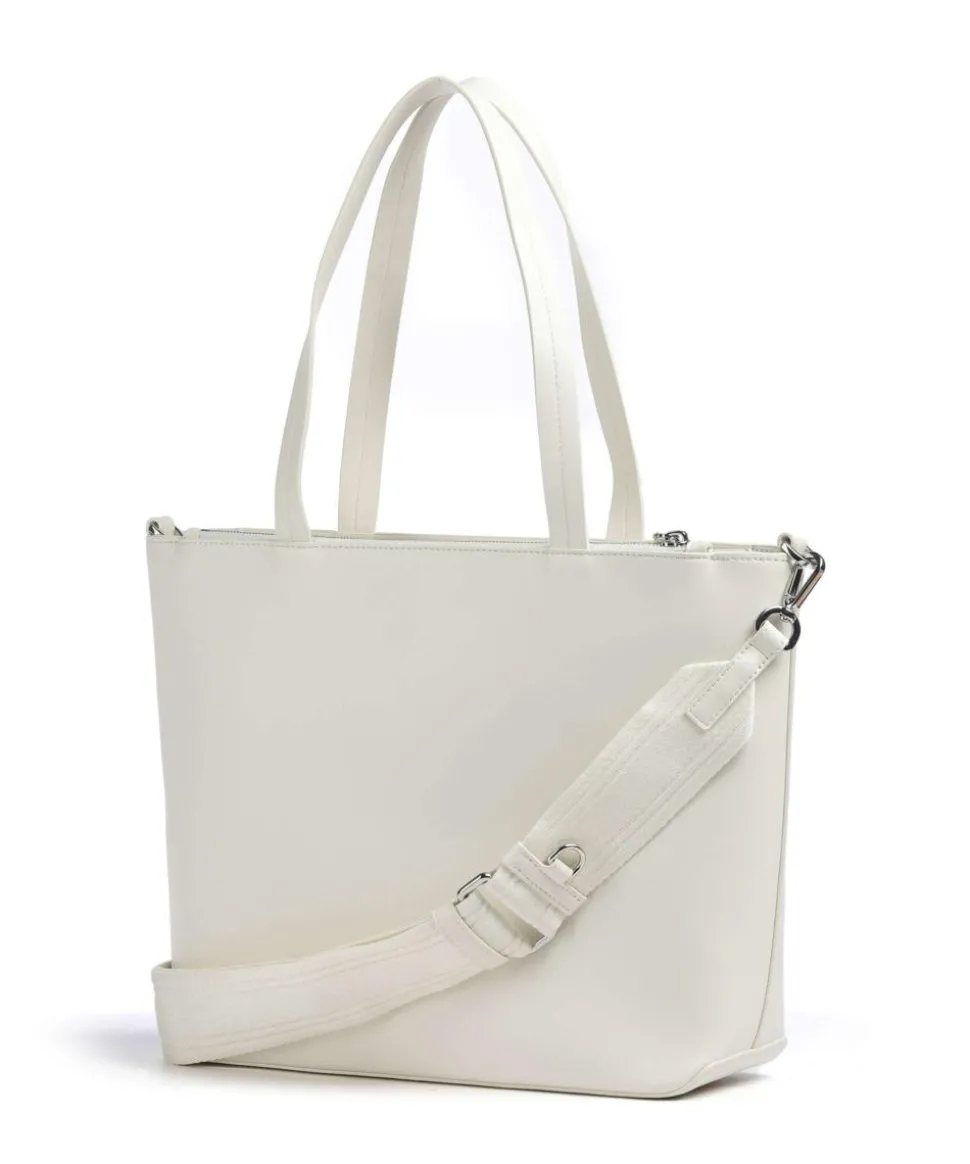 Valda Shopper Lederimitat elfenbein