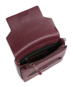 Vanya Umhängetasche genarbtes Rindsleder bordeaux