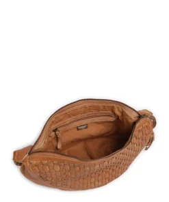 Venusweg 8 Beuteltasche genarbtes Leder braun