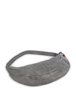 Venusweg 8 Beuteltasche genarbtes Leder grau