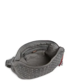 Venusweg 8 Beuteltasche genarbtes Leder grau