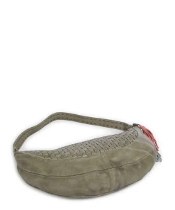 Venusweg 8 Beuteltasche genarbtes Leder grün