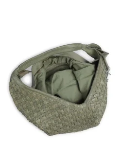 Venusweg 2 Schultertasche genarbtes Rindsleder grün