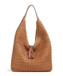 Venusweg 2 Schultertasche genarbtes Rindsleder braun