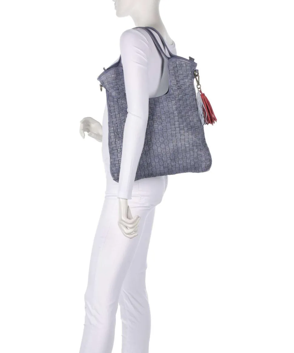 Venusweg 3 Shopper genarbtes Leder lavendel