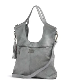 Venusweg 3 Shopper genarbtes Leder grau