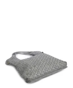 Venusweg 3 Shopper genarbtes Leder grau