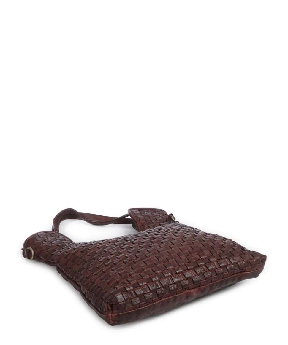 Venusweg 3 Shopper genarbtes Leder dunkelbraun