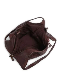 Venusweg 3 Shopper genarbtes Leder dunkelbraun