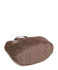 Verry L Shopper Kunstfell tabak