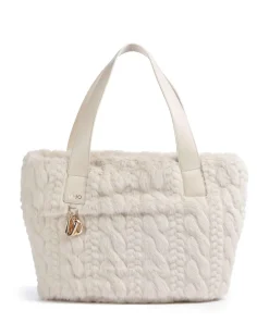 Verry L Shopper Kunstfell creme