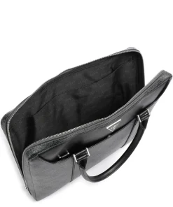 Vezzola Aktentasche 13″ Lederimitat anthrazit