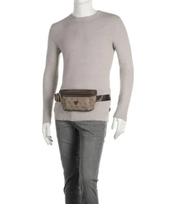 Vezzola Eco Gürteltasche Lederimitat beige