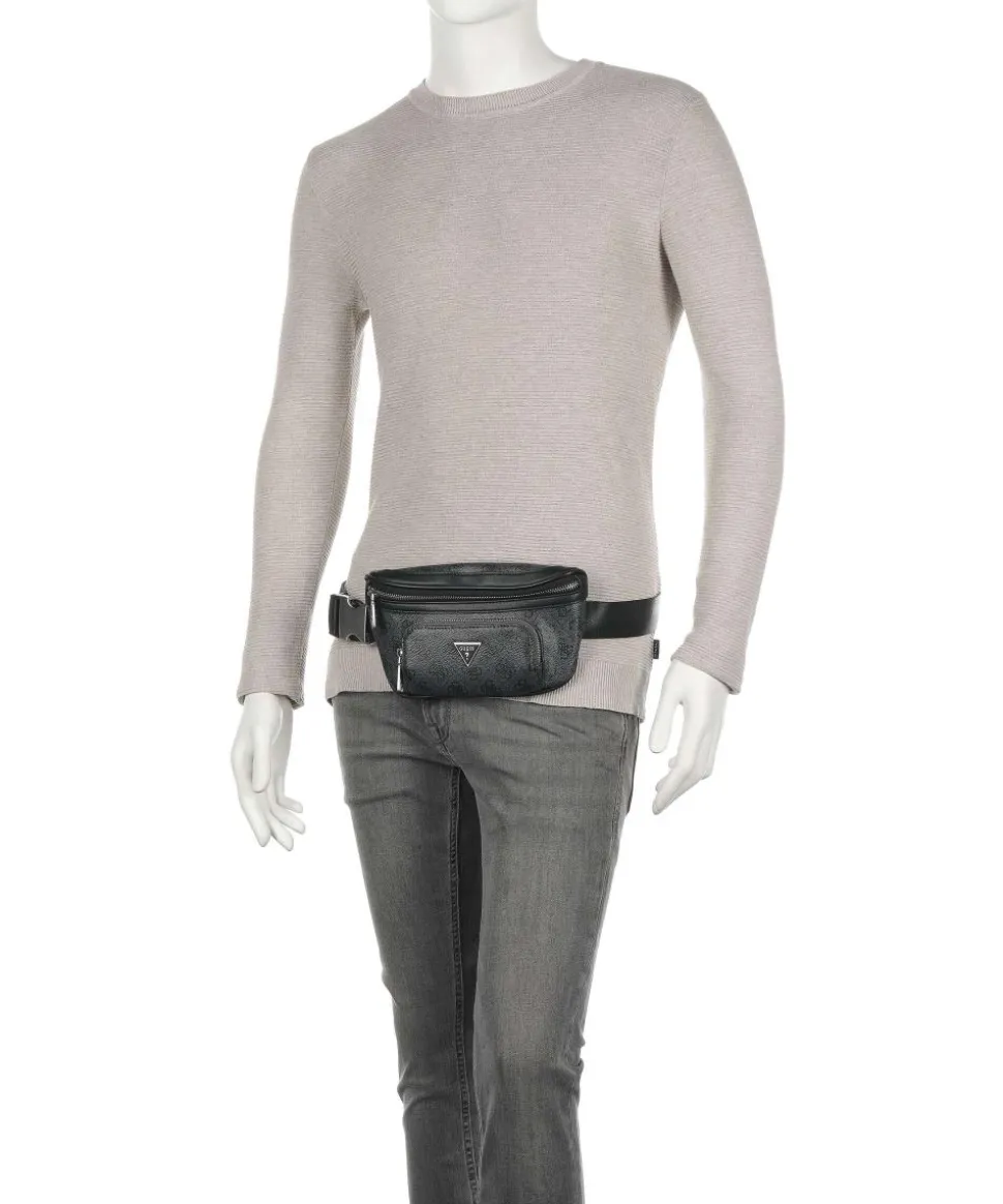 Vezzola Eco Gürteltasche Lederimitat dunkelgrau