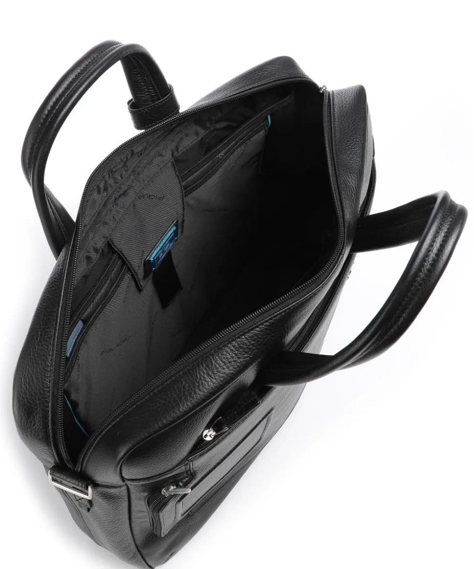 VIBE Aktentasche 15″ genarbtes Rindsleder schwarz