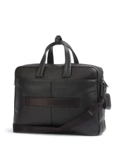 VIBE Aktentasche 15″ genarbtes Rindsleder dunkelbraun