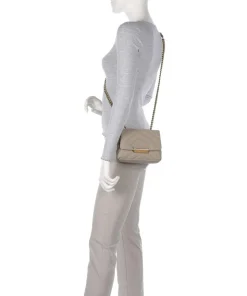 Victoria Mini Umhängetasche Lederimitat beige