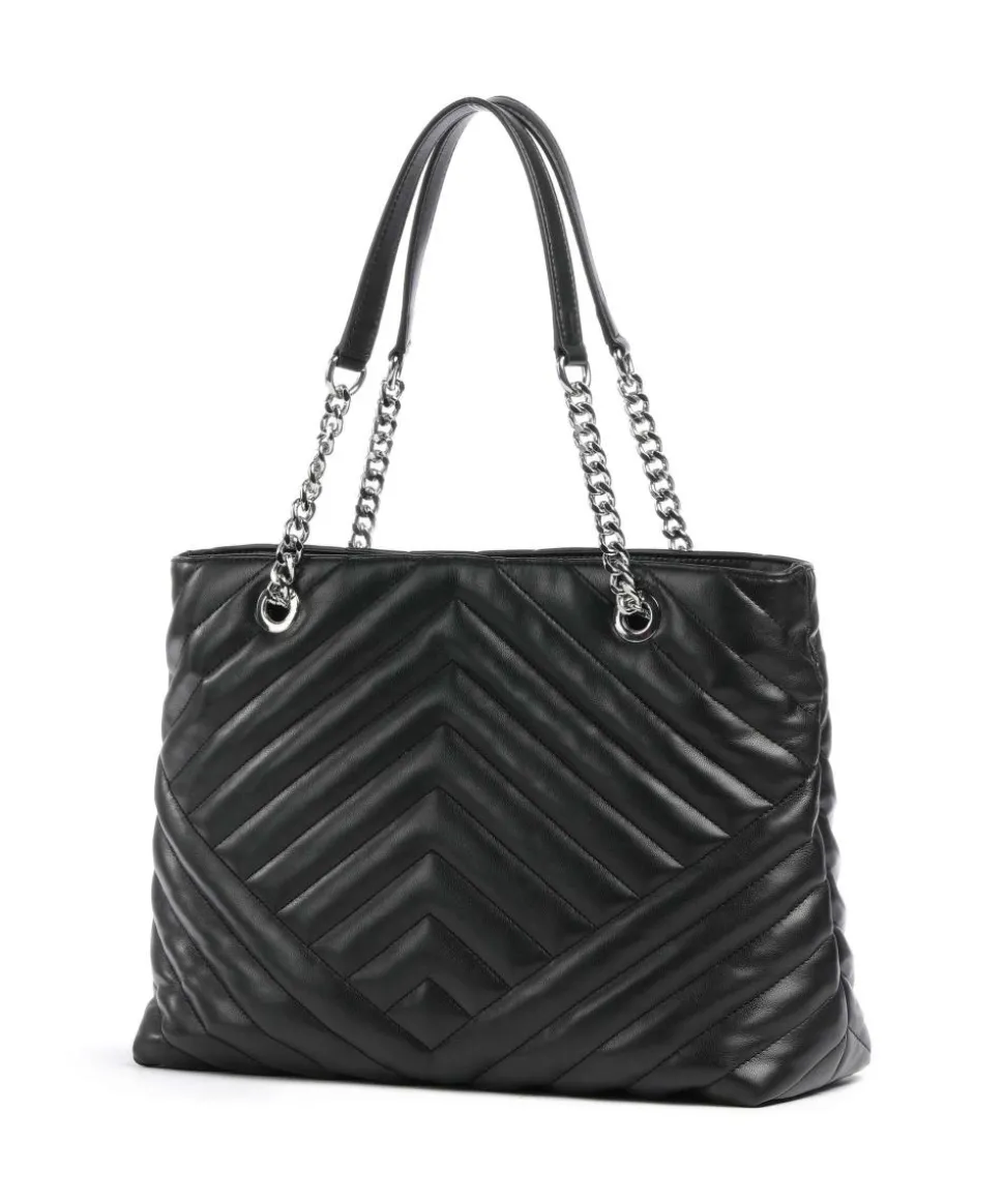 Victoria Shopper Lederimitat schwarz