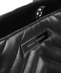 Victoria Shopper Lederimitat schwarz