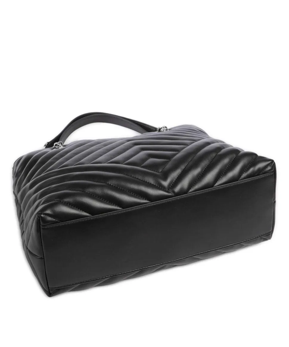 Victoria Shopper Lederimitat schwarz