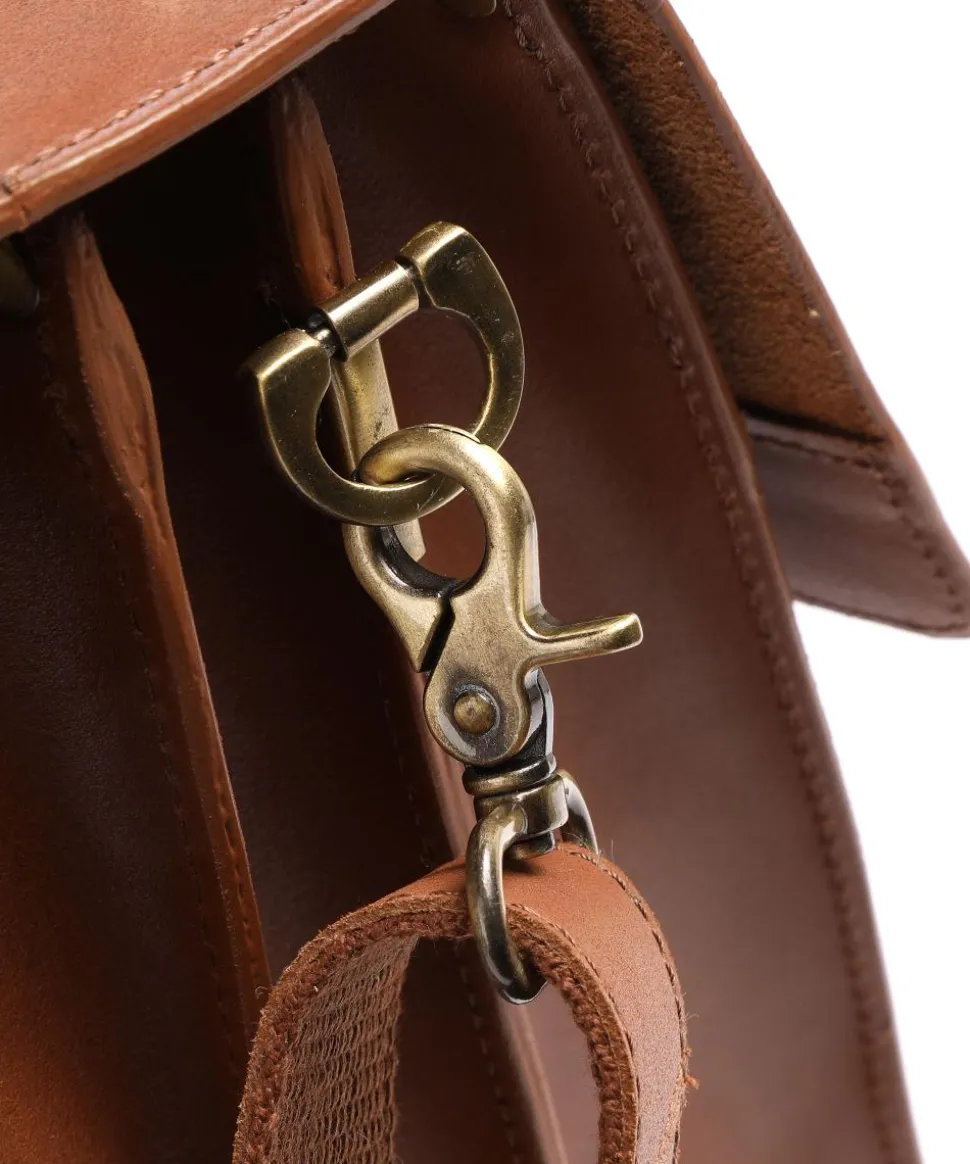 Vintage Dean Aktentasche Kalbsleder cognac