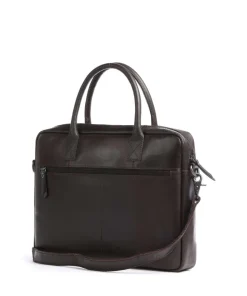 Vintage Jack Aktentasche 13″ Leder dunkelbraun