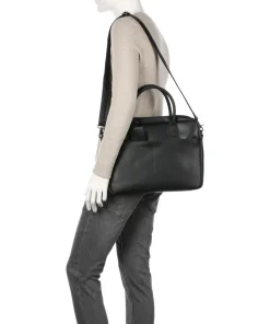 Vintage Jack Aktentasche 13″ Leder schwarz