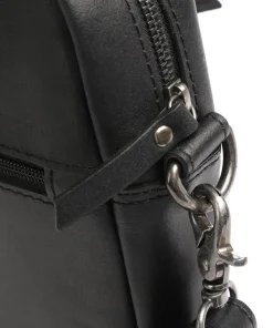 Vintage Jack Aktentasche 13″ Leder schwarz