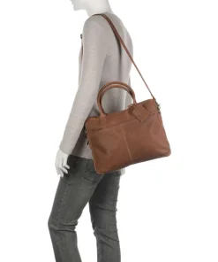 Vintage Jack Aktentasche 13″ Leder cognac