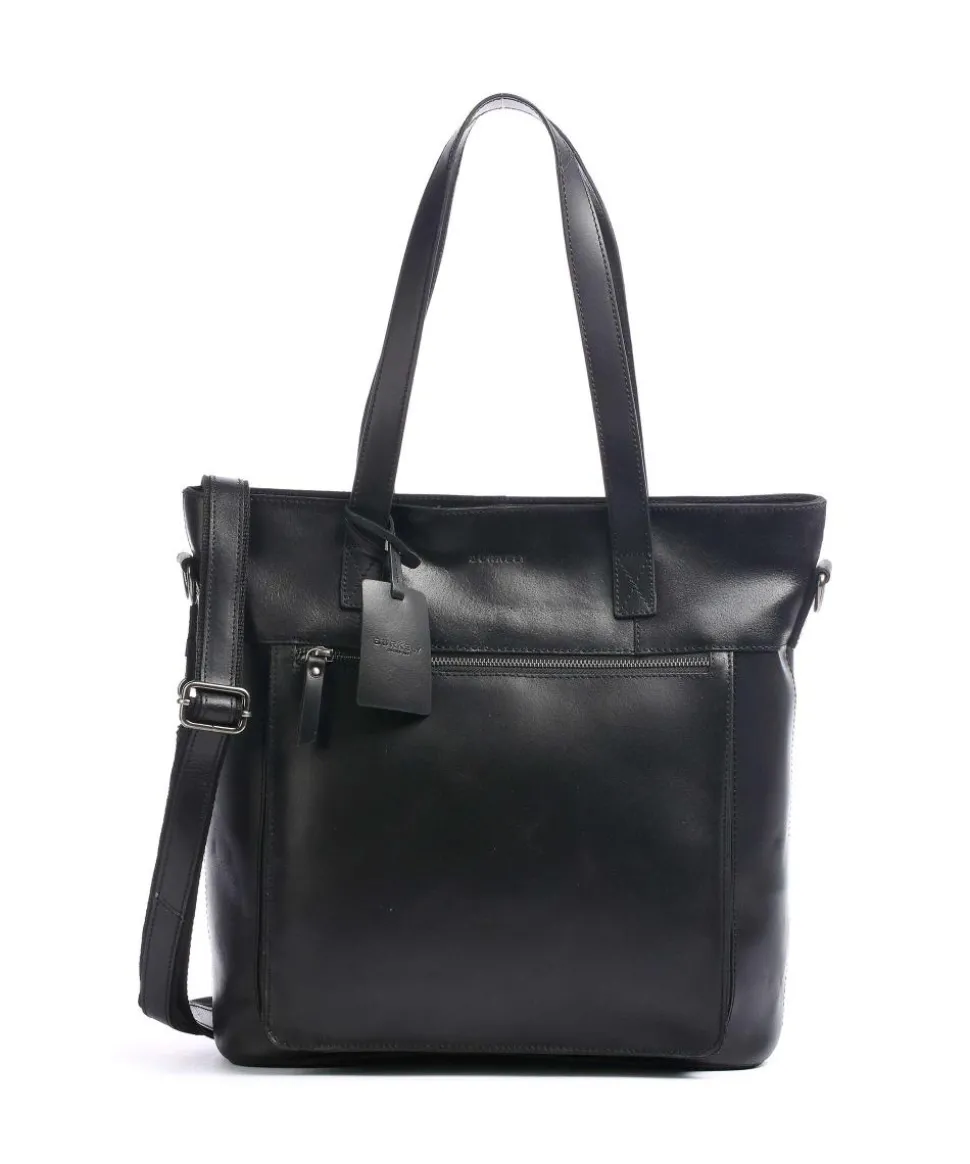 Vintage Jade Shopper 14″ Kalbsleder schwarz