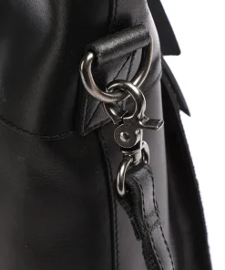 Vintage Jade Shopper 14″ Kalbsleder schwarz