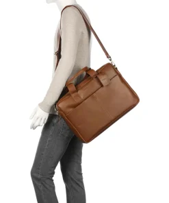 Vintage Jesse Aktentasche 15″ Leder cognac