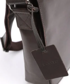 Vintage Juul Kuriertasche Kalbsleder dunkelbraun