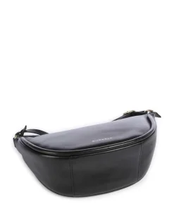 Vintage Veda Umhängetasche Leder schwarz