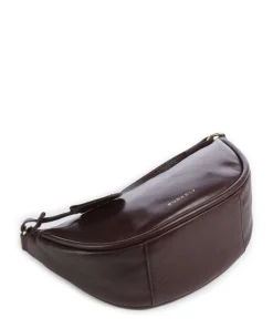 Vintage Veda Umhängetasche Leder dunkelrot