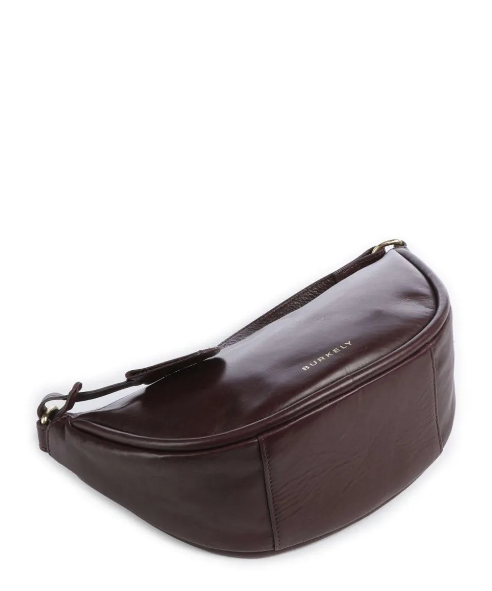 Vintage Veda Umhängetasche Leder dunkelrot