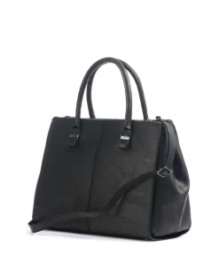 Vintage Wieske Handtasche Kalbsleder schwarz