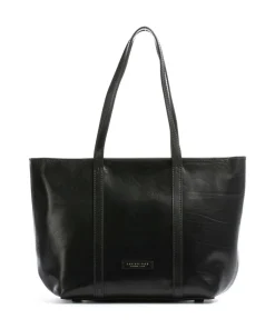 Vittoria Shopper glattes Rindsleder schwarz