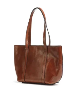 Vittoria Shopper glattes Rindsleder braun
