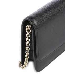 Vivienne Umhängetasche fein genarbtes Rindsleder schwarz